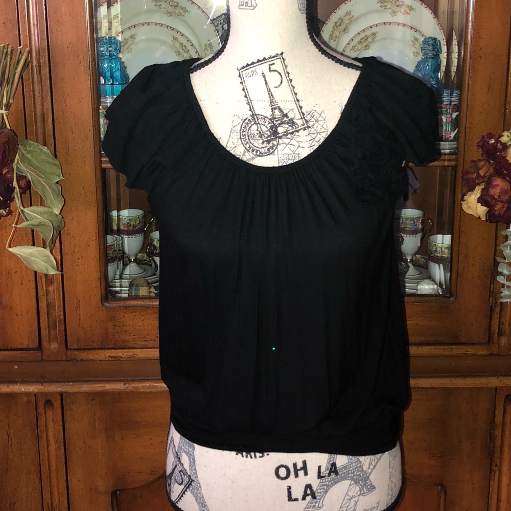 Black summer top